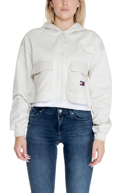 Tommy Hilfiger Jeans Beige Cotton Sweater