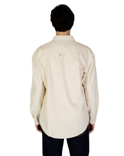 Tommy Hilfiger Jeans Beige Organic Cotton Shirt