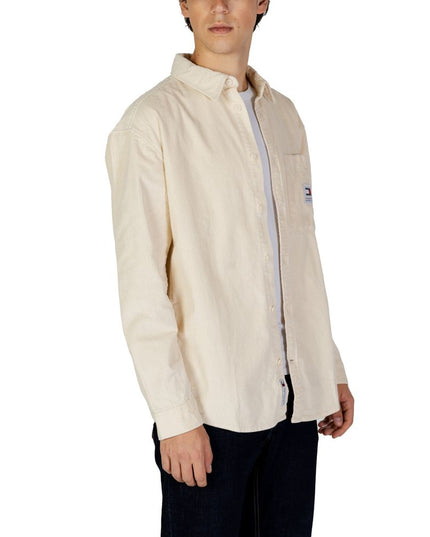 Tommy Hilfiger Jeans Beige Organic Cotton Shirt