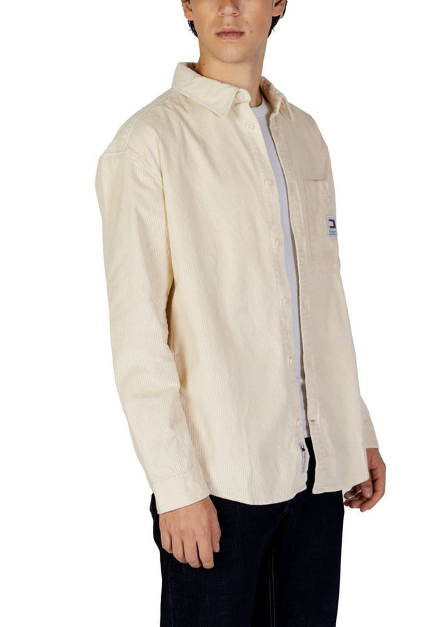 Tommy Hilfiger Jeans Beige Organic Cotton Shirt