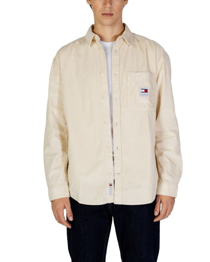 Tommy Hilfiger Jeans Beige Organic Cotton Shirt