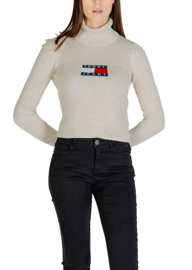 Tommy Hilfiger Jeans Beige Recycled Polyester Sweater