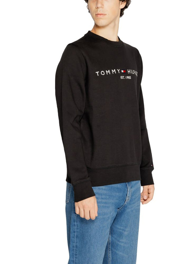 Tommy Hilfiger Jeans Black Cotton Sweater