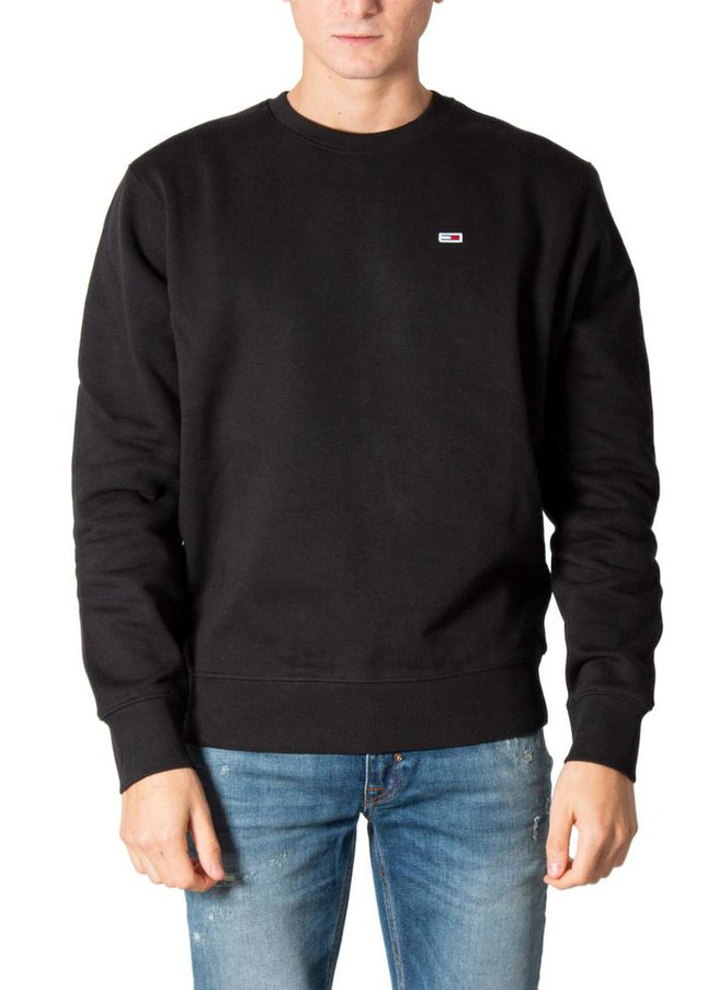 Tommy Hilfiger Jeans Black Cotton Sweater