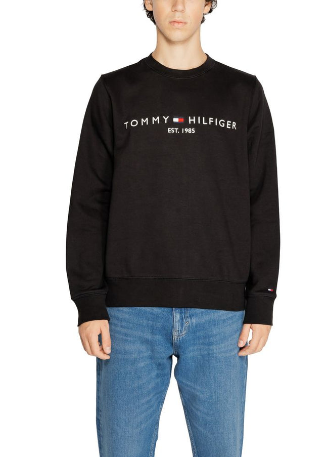 Tommy Hilfiger Jeans Black Cotton Sweater