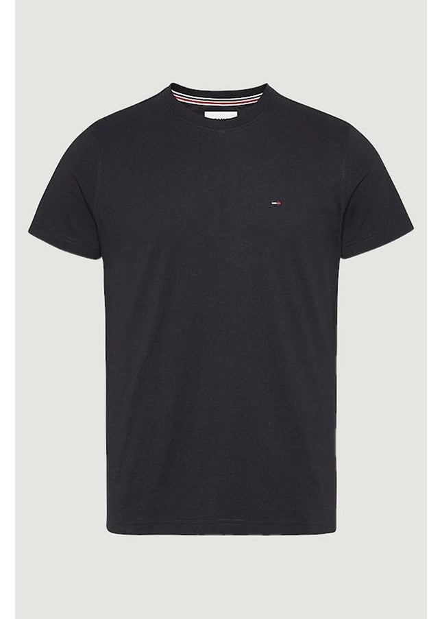 Tommy Hilfiger Jeans Black Cotton T-Shirt