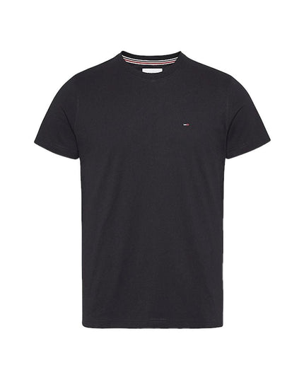 Tommy Hilfiger Jeans Black Cotton T-Shirt