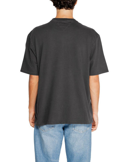 Tommy Hilfiger Jeans Black Cotton T-Shirt