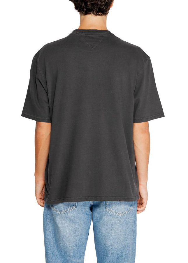 Tommy Hilfiger Jeans Black Cotton T-Shirt