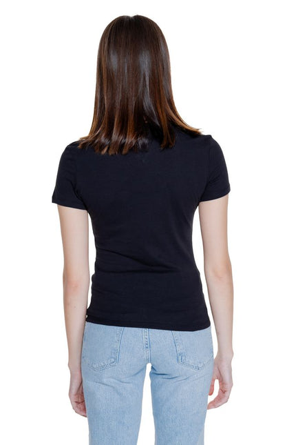 Tommy Hilfiger Jeans Black Cotton Tops & T-Shirt