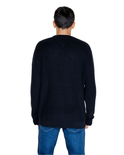 Tommy Hilfiger Jeans Black Organic Cotton Sweater