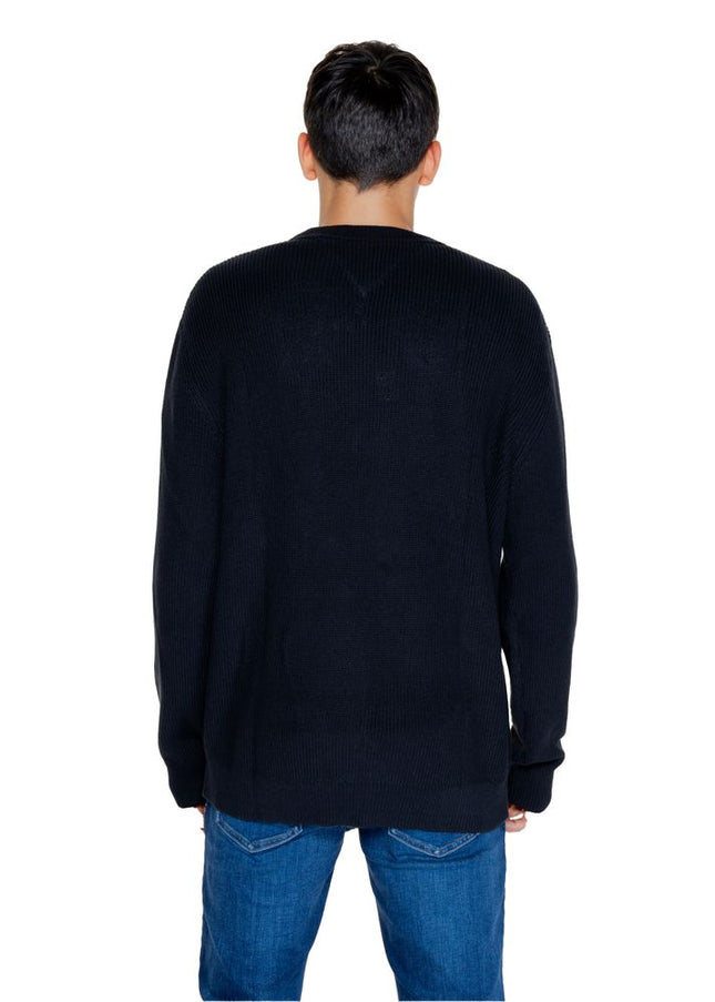 Tommy Hilfiger Jeans Black Organic Cotton Sweater