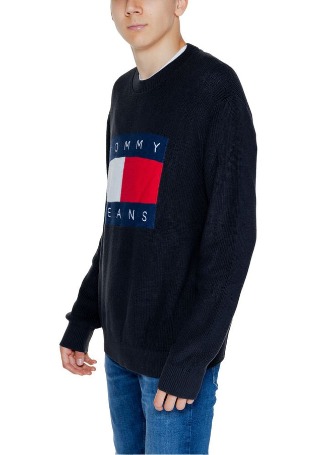 Tommy Hilfiger Jeans Black Organic Cotton Sweater