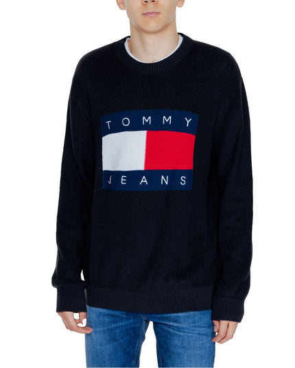 Tommy Hilfiger Jeans Black Organic Cotton Sweater