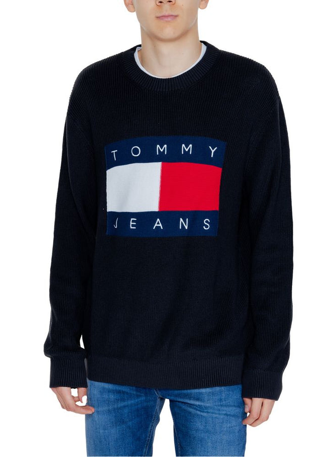 Tommy Hilfiger Jeans Black Organic Cotton Sweater