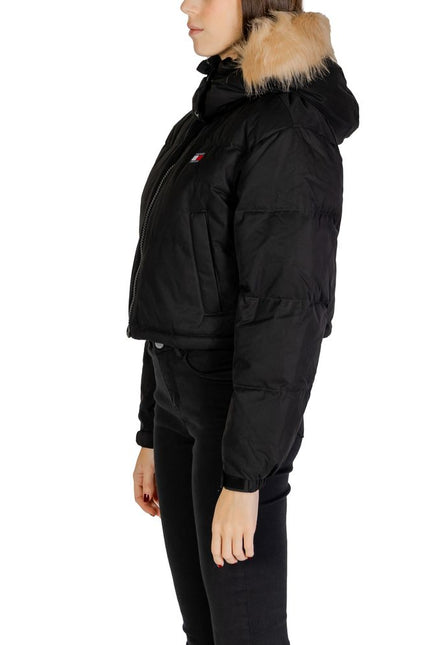 Tommy Hilfiger Jeans Black Recycled Polyester Jackets & Coat