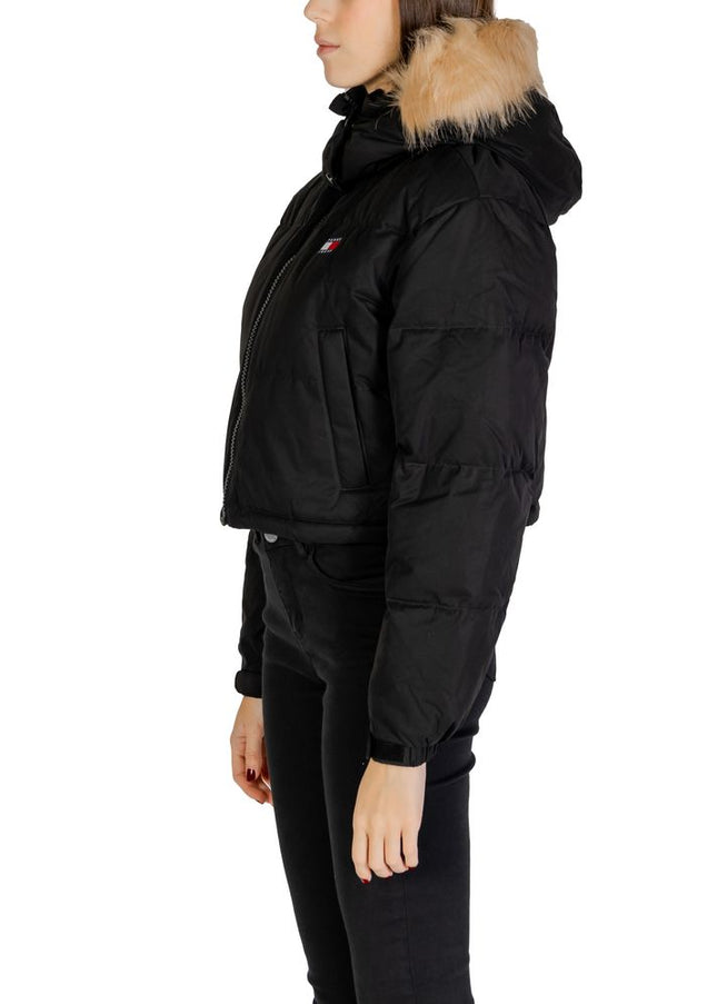 Tommy Hilfiger Jeans Black Recycled Polyester Jackets & Coat