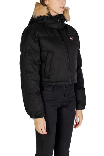 Tommy Hilfiger Jeans Black Recycled Polyester Jackets & Coat