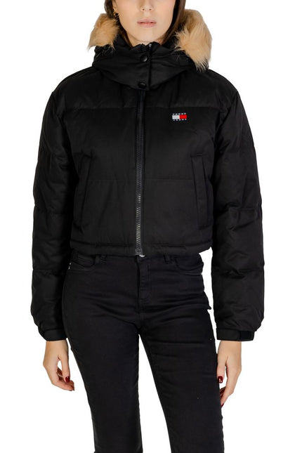 Tommy Hilfiger Jeans Black Recycled Polyester Jackets & Coat