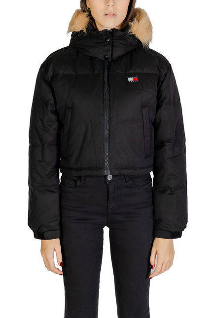 Tommy Hilfiger Jeans Black Recycled Polyester Jackets & Coat