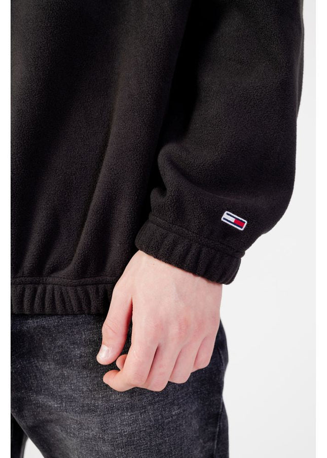 Tommy Hilfiger Jeans Black Recycled Polyester Sweater