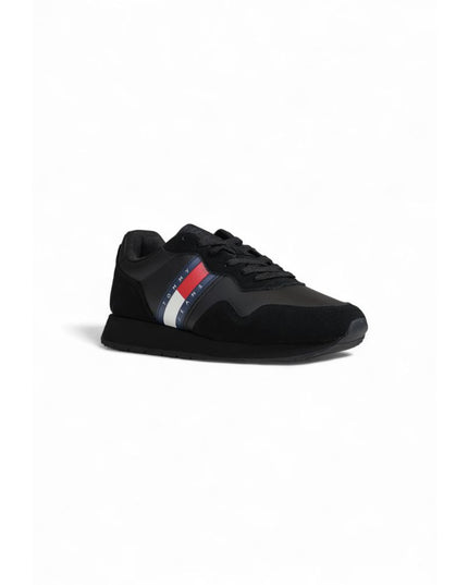 Tommy Hilfiger Jeans Black Suede Sneaker