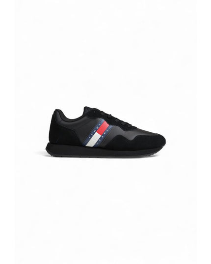 Tommy Hilfiger Jeans Black Suede Sneaker