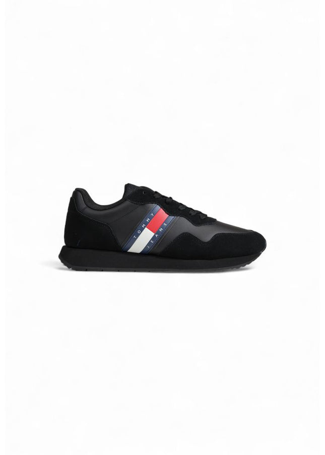 Tommy Hilfiger Jeans Black Suede Sneaker