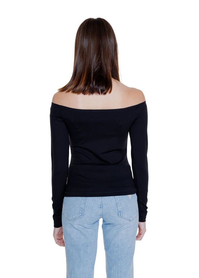 Tommy Hilfiger Jeans Black Sustainable Viscose Tops & T-Shirt