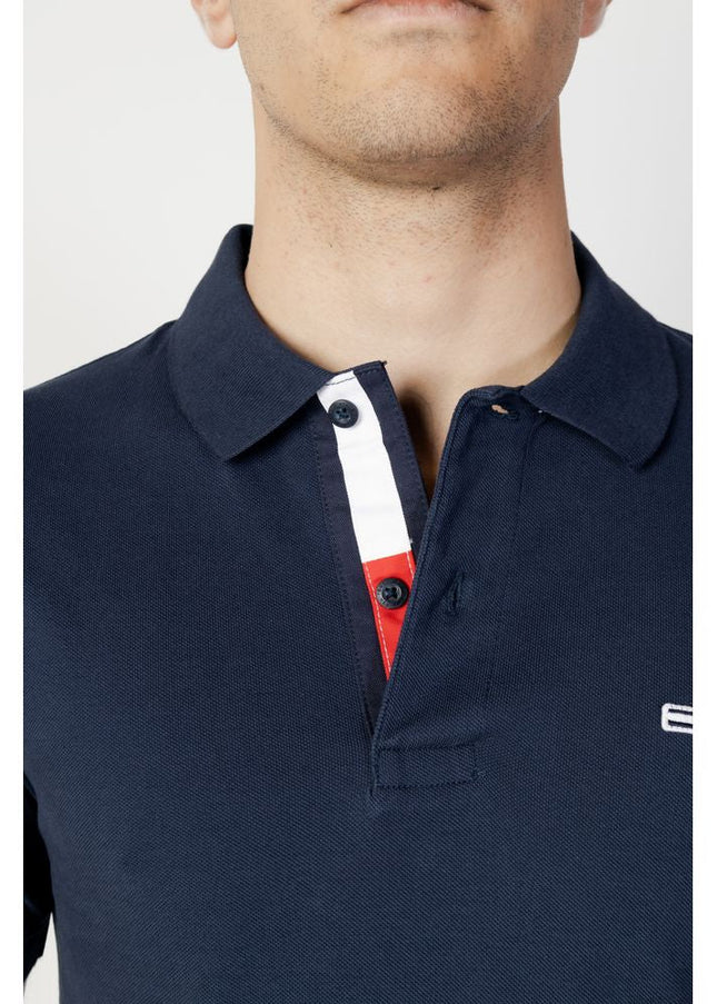 Tommy Hilfiger Jeans Blue Cotton Polo Shirt