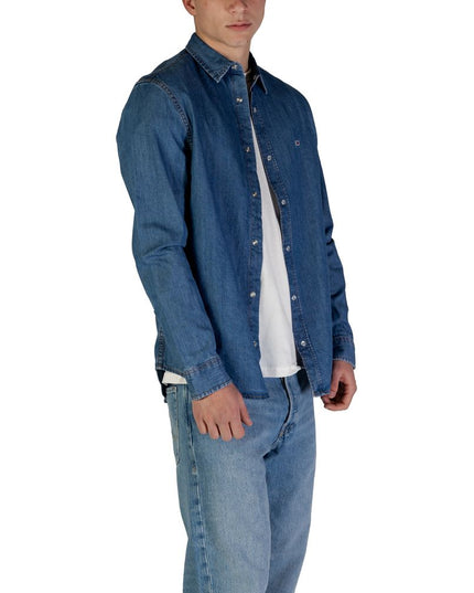 Tommy Hilfiger Jeans Blue Cotton Rigenerato Shirt