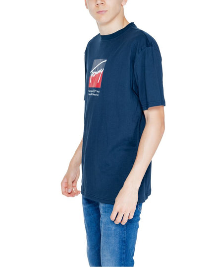 Tommy Hilfiger Jeans Blue Cotton Rigenerato T-Shirt