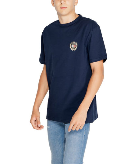 Tommy Hilfiger Jeans Blue Cotton Rigenerato T-Shirt