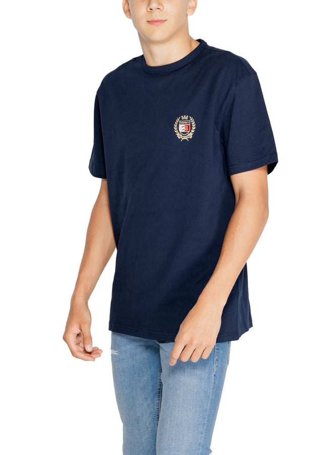 Tommy Hilfiger Jeans Blue Cotton Rigenerato T-Shirt