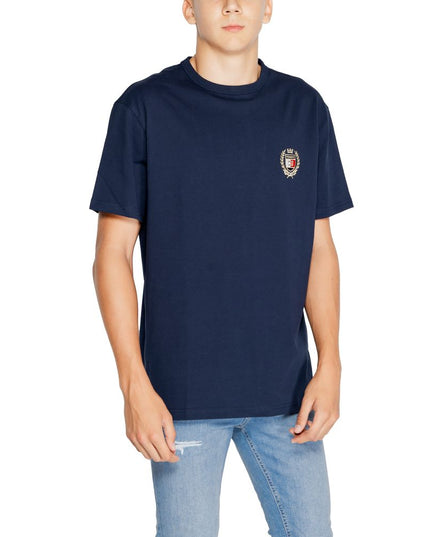 Tommy Hilfiger Jeans Blue Cotton Rigenerato T-Shirt