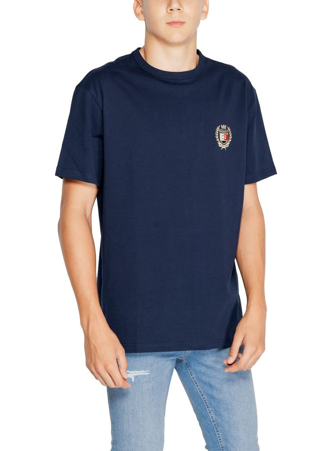 Tommy Hilfiger Jeans Blue Cotton Rigenerato T-Shirt