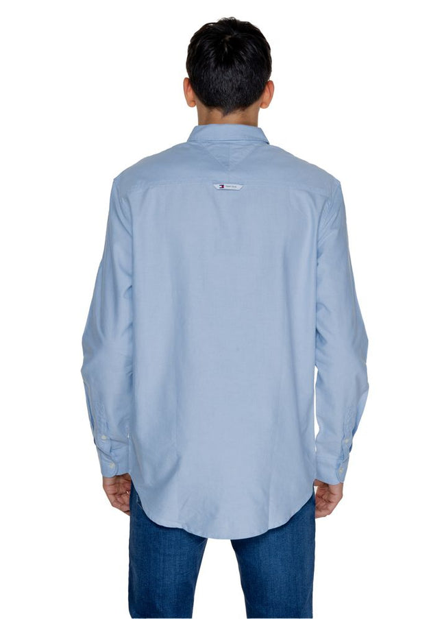 Tommy Hilfiger Jeans Blue Cotton Shirt