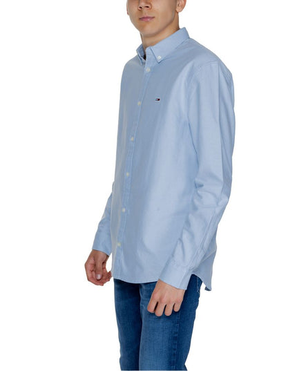 Tommy Hilfiger Jeans Blue Cotton Shirt