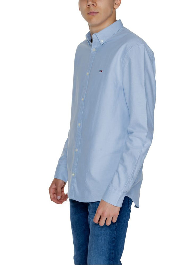 Tommy Hilfiger Jeans Blue Cotton Shirt