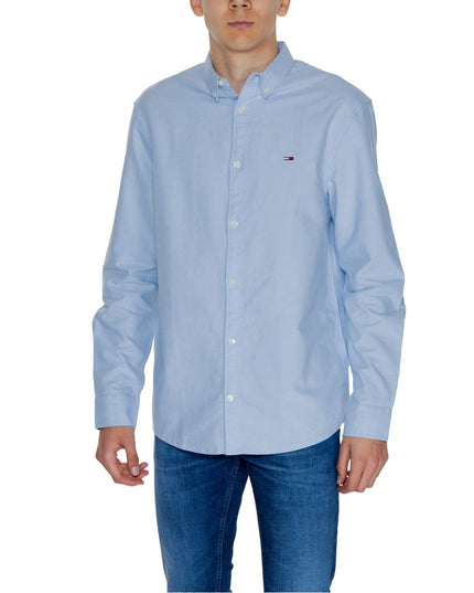 Tommy Hilfiger Jeans Blue Cotton Shirt