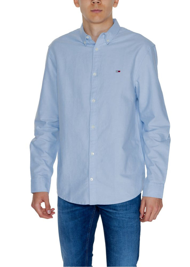 Tommy Hilfiger Jeans Blue Cotton Shirt