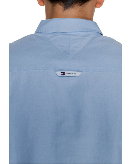 Tommy Hilfiger Jeans Blue Cotton Shirt