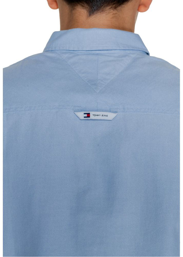 Tommy Hilfiger Jeans Blue Cotton Shirt