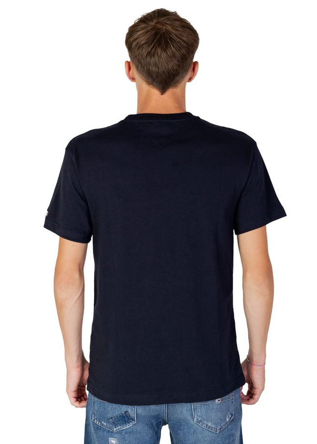 Tommy Hilfiger Jeans Blue Cotton T-Shirt