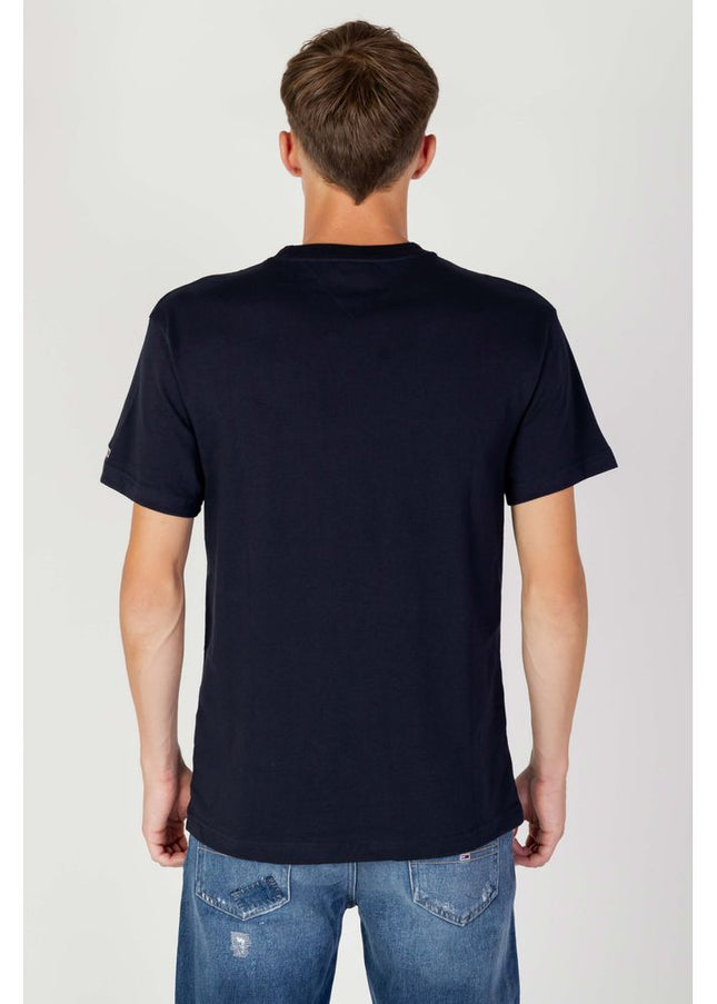 Tommy Hilfiger Jeans Blue Cotton T-Shirt