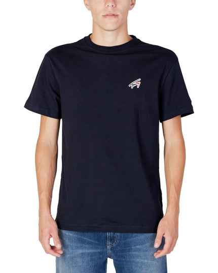 Tommy Hilfiger Jeans Blue Cotton T-Shirt