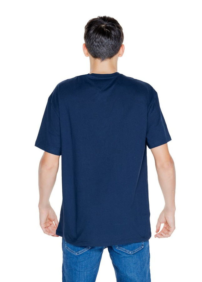 Tommy Hilfiger Jeans Blue Cotton T-Shirt