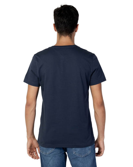 Tommy Hilfiger Jeans Blue Cotton T-Shirt