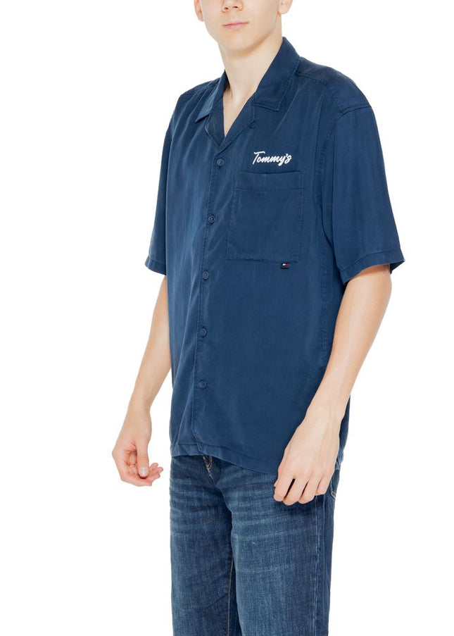 Tommy Hilfiger Jeans Blue Lyocell Shirt