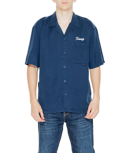 Tommy Hilfiger Jeans Blue Lyocell Shirt